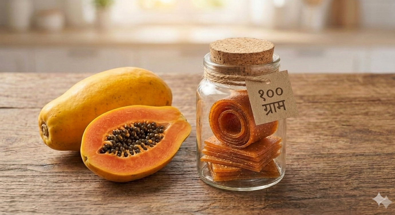Papaya Papad (Papita Papad)(100gm)